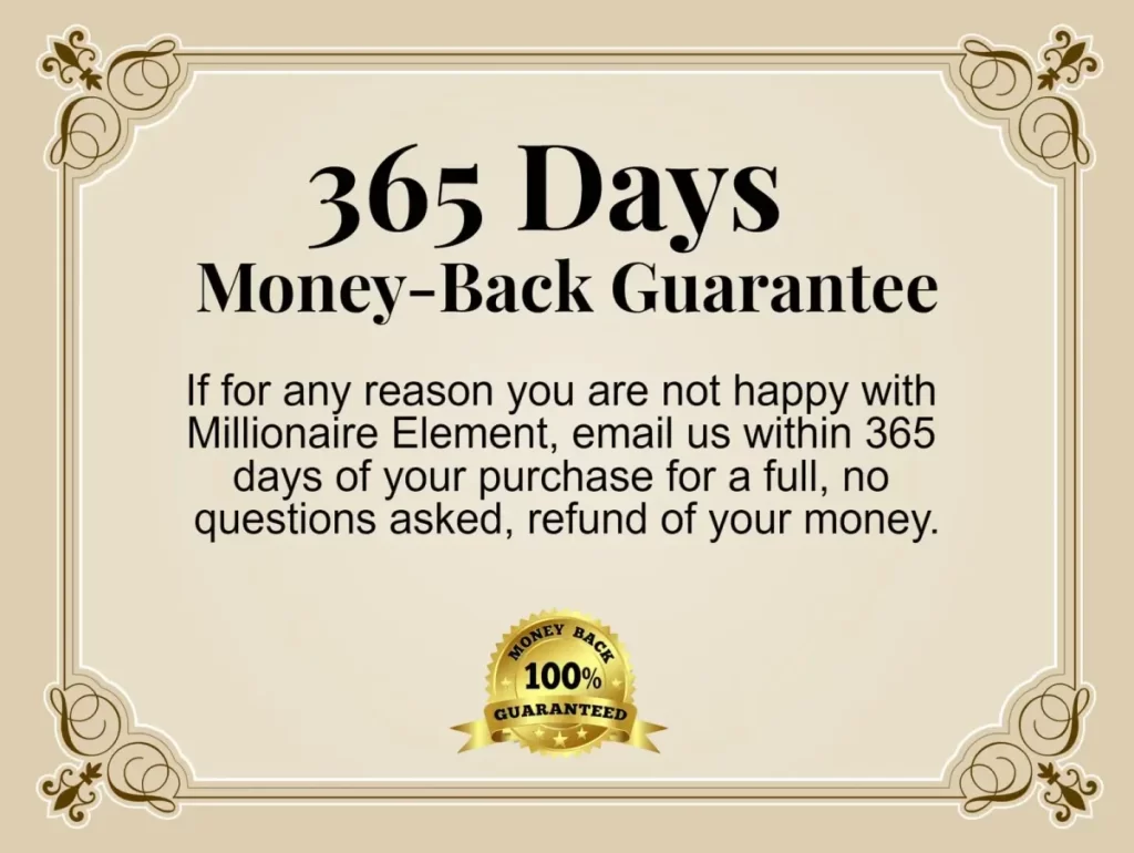 365 Days Money back guarantee